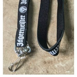 Jagermeister lanyard neck strap ID badge card holder black NEW